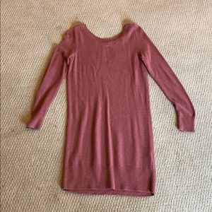 Long sleeve sweater dress